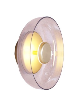 Step into Design Lampa ścienna DISCO LED złota 23cm 