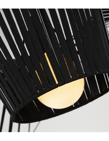 Step into Design Lampa wisząca kapelusz SOMBRERO czarna 200cm - produkt 2