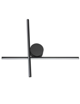 Step into Design Lampa ścienna ASTA czarna 78cm