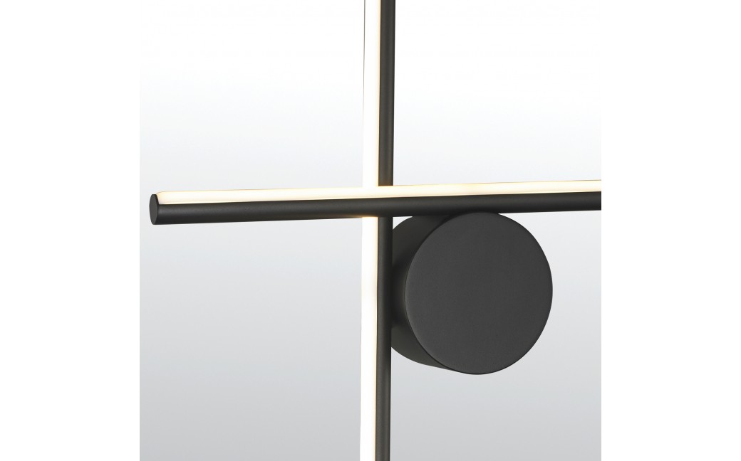 Step into Design Lampa ścienna ASTA czarna 78cm