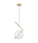Pendant lamps spheres - Step into Design AMORE- 1 gold 24cm pendant lamp - product 7