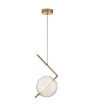 Pendant lamps spheres - Step into Design AMORE- 1 gold 24cm pendant lamp - product 8