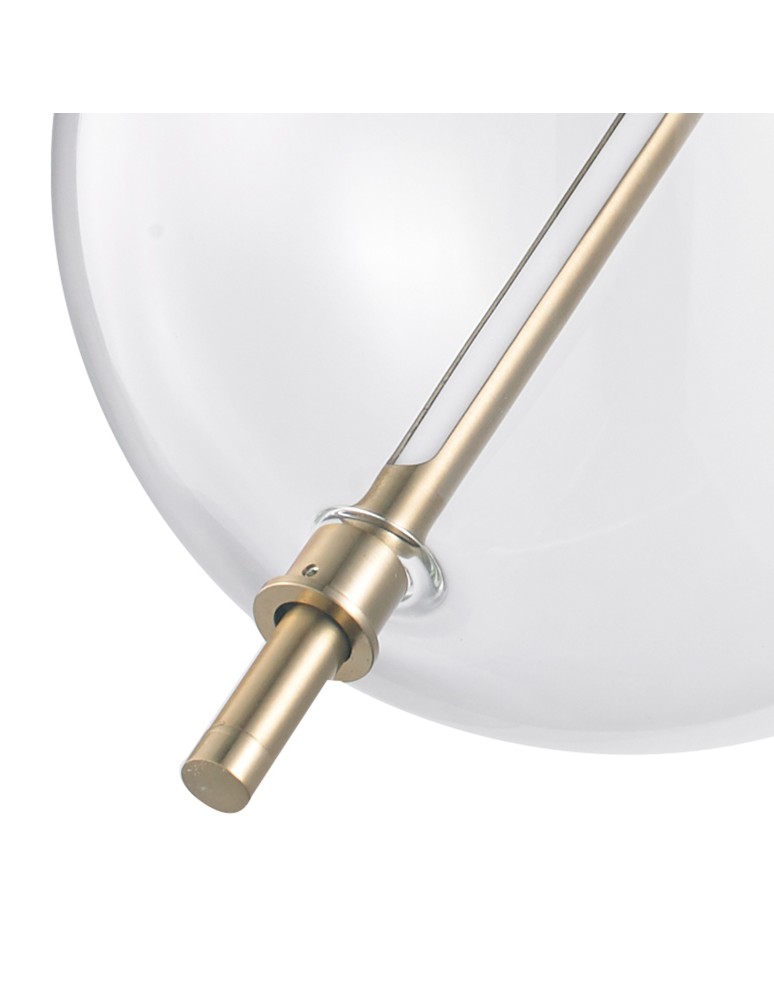 Pendant lamps spheres - Step into Design AMORE- 1 gold 24cm pendant lamp - product kolory-swiatla.pl 10