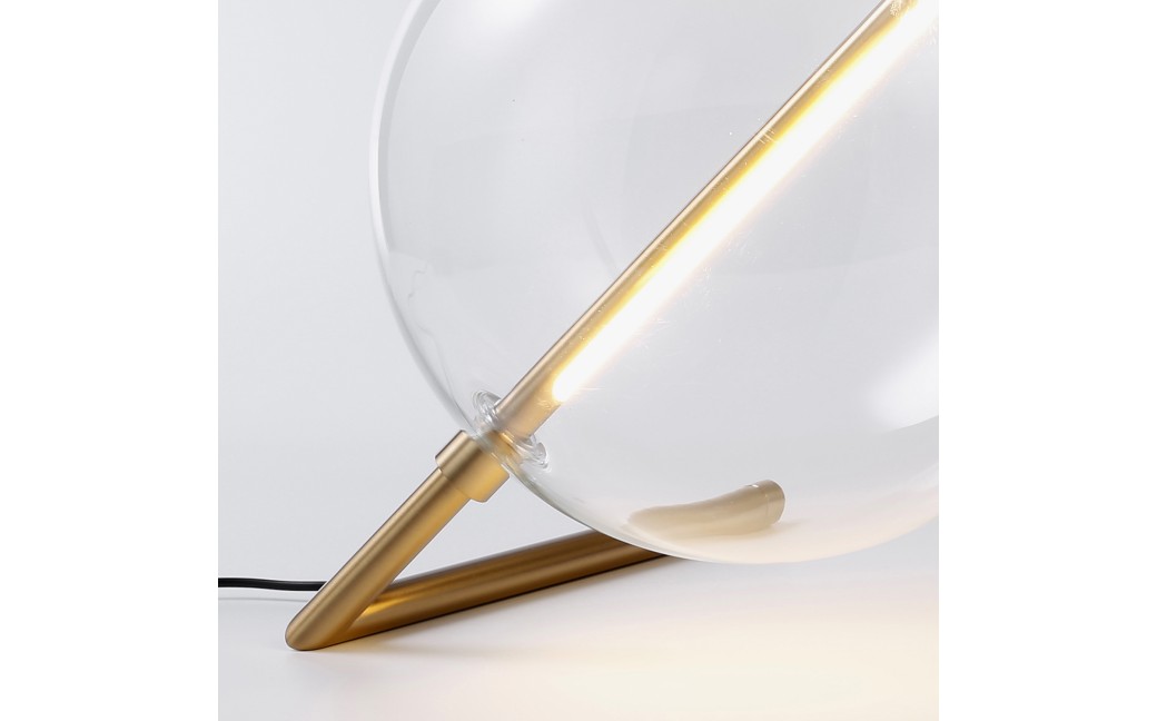 Step into Design Lampa stołowa AMORE złota 25cm 