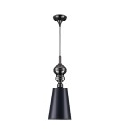 Single pendant lamps - Step into Design QUEEN-1 pendant lamp black 18cm - product 1