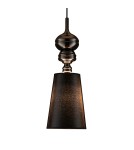 Single pendant lamps - Step into Design QUEEN-1 pendant lamp black 18cm - product 4