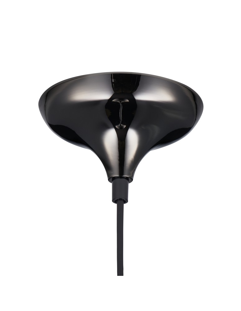Single pendant lamps - Step into Design QUEEN-1 pendant lamp black 18cm - product kolory-swiatla.pl 5