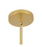 Designer pendant lamps - Step into Design MODERN ORCHID-9 gold-gray pendant lamp 150cm - product 2