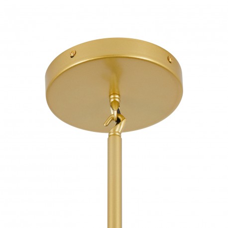Step into Design Lampa wisząca MODERN ORCHID-9 złoto - szara 150cm