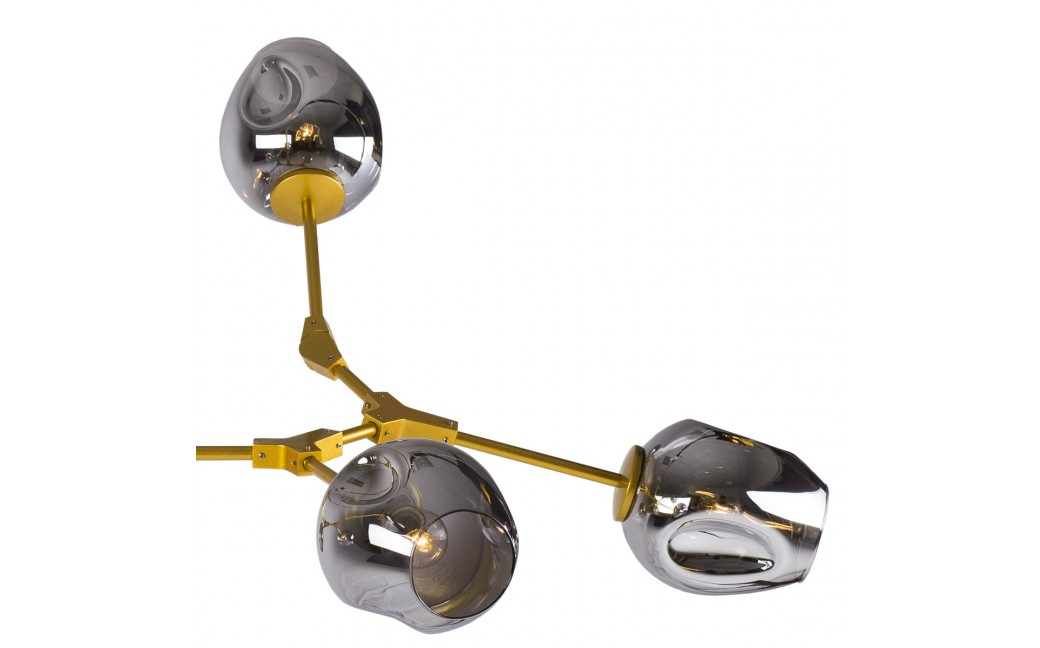 Step into Design Lampa wisząca MODERN ORCHID-9 złoto - szara 150cm