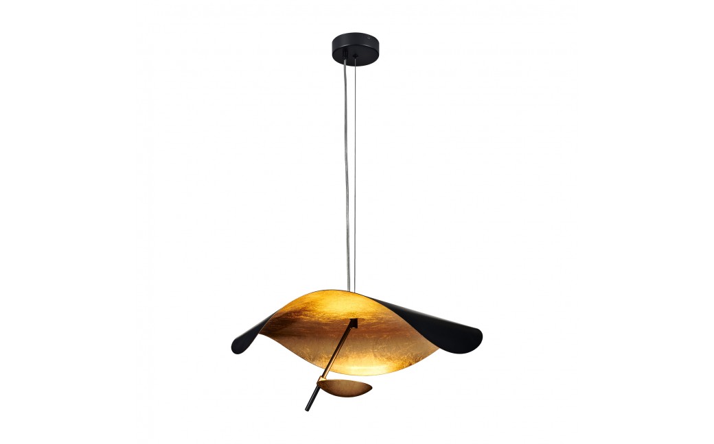 Step into Design Lampa wisząca ENIGMA LED czarno złota 40cm