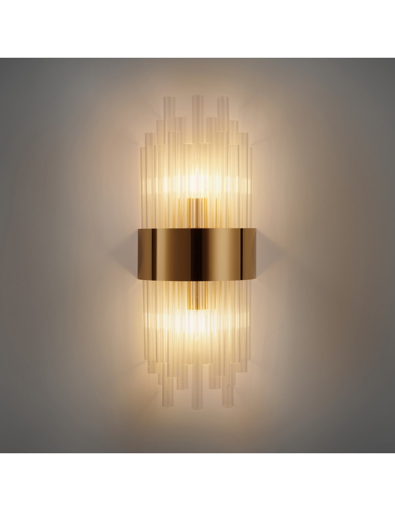 Glamour wall lamps - Step into Design MIRACOLO gold 50cm wall lamp. - product kolory-swiatla.pl 2