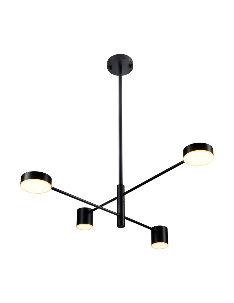 LED pendant lamps - Step into Design CLEX pendant lamp - 4P LED black 100cm - product kolory-swiatla.pl 1