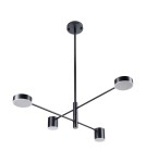 LED pendant lamps - Step into Design CLEX pendant lamp - 4P LED black 100cm - product 2