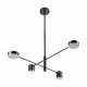 Step into Design Lampa wisząca CLEX - 4P LED czarna 100cm
