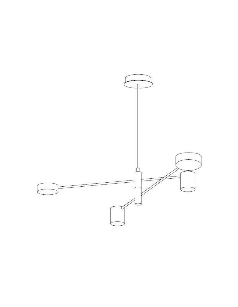 LED pendant lamps - Step into Design CLEX pendant lamp - 4P LED black 100cm - product kolory-swiatla.pl 6