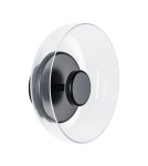 Designer wall lamps - Step into Design DISCO LED wall lamp black 23cm - product 1