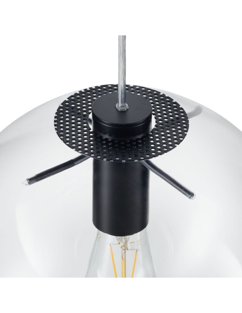 Pendant lamps spheres - Step into Design TONDA pendant lamp black 40cm  - product kolory-swiatla.pl 5