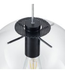 Pendant lamps spheres - Step into Design TONDA pendant lamp black 30cm - product 5