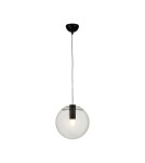 Pendant lamps spheres - Step into Design TONDA pendant lamp black 25cm - product 3