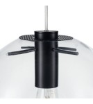 Pendant lamps spheres - Step into Design TONDA pendant lamp black 25cm - product 6