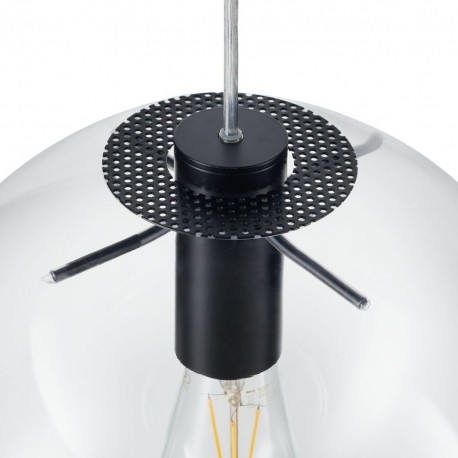 Step into Design Lampa wisząca TONDA czarna 25cm