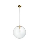 Pendant lamps spheres - Step into Design TONDA gold 40cm pendant lamp - product 2