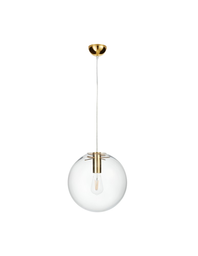 Pendant lamps spheres - Step into Design TONDA gold 30cm pendant lamp - product kolory-swiatla.pl 1