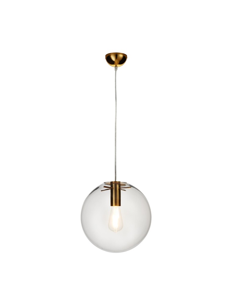 Pendant lamps spheres - Step into Design TONDA gold 30cm pendant lamp - product kolory-swiatla.pl 2