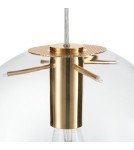 Pendant lamps spheres - Step into Design TONDA gold 30cm pendant lamp - product 5