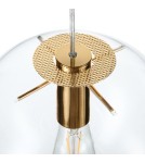 Pendant lamps spheres - Step into Design TONDA gold 30cm pendant lamp - product 6