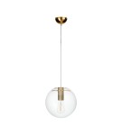 Pendant lamps spheres - Step into Design TONDA gold 25cm pendant lamp  - product 3
