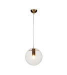 Pendant lamps spheres - Step into Design TONDA gold 25cm pendant lamp  - product 4