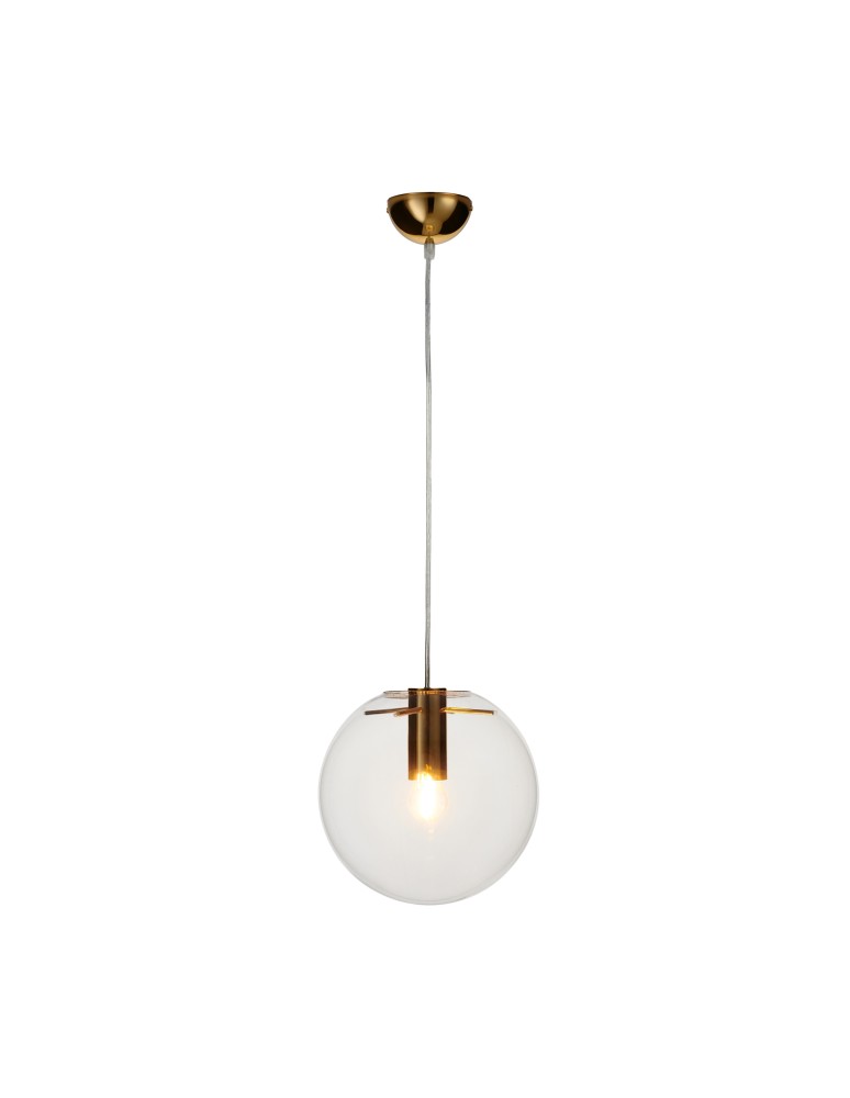 Pendant lamps spheres - Step into Design TONDA gold 25cm pendant lamp  - product kolory-swiatla.pl 4