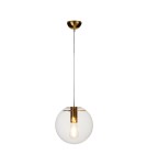 Pendant lamps spheres - Step into Design TONDA gold 25cm pendant lamp  - product 5