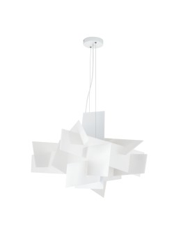 Step into Design Lampa wisząca FAME biała 65cm 