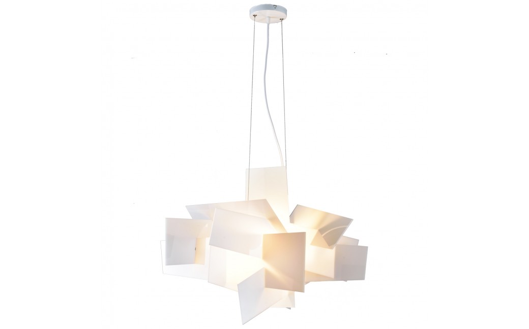 Step into Design Lampa wisząca FAME biała 65cm 