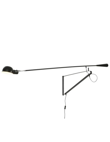 Step into Design Lampa ścienna MOVE S czarna 135cm