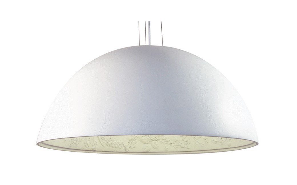 Step into Design Lampa wisząca FROZEN GARDEN biała matowa 90cm