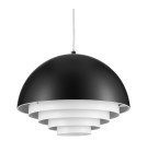 Scandinavian style pendant lamps - Step into Design DIVERSO matte black 35cm pendant lamp     - product 1