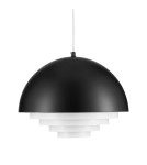 Scandinavian style pendant lamps - Step into Design DIVERSO matte black 35cm pendant lamp     - product 2