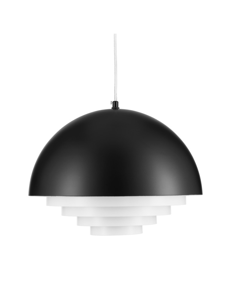 Scandinavian style pendant lamps - Step into Design DIVERSO matte black 35cm pendant lamp     - product kolory-swiatla.pl 2