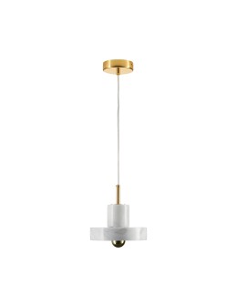 Step into Design Lampa wisząca UNIVERSO marmurowo złota 18cm