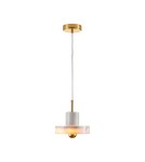 Single pendant lamps - Step into Design UNIVERSO marble gold 18cm pendant lamp     - product 2