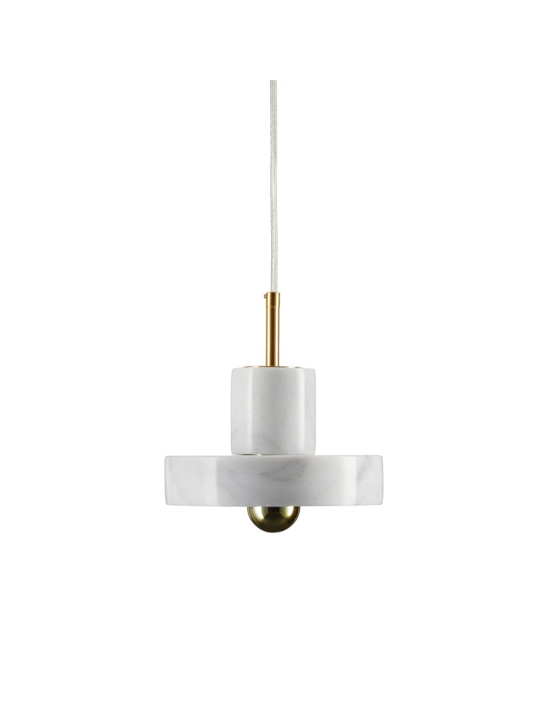 Single pendant lamps - Step into Design UNIVERSO marble gold 18cm pendant lamp     - product kolory-swiatla.pl 3