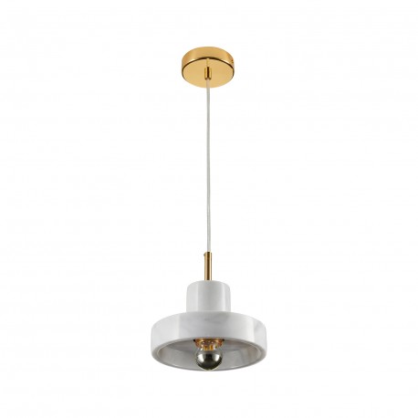 Step into Design Lampa wisząca UNIVERSO marmurowo złota 18cm 