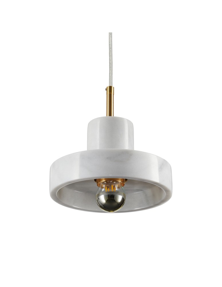 Single pendant lamps - Step into Design UNIVERSO marble gold 18cm pendant lamp     - product kolory-swiatla.pl 7