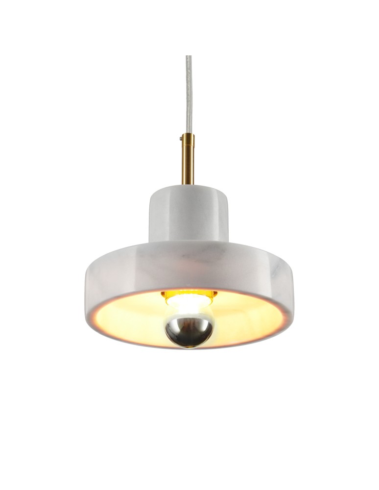 Single pendant lamps - Step into Design UNIVERSO marble gold 18cm pendant lamp     - product kolory-swiatla.pl 8