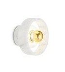 Glamour wall lamps - Step into Design UNIVERSO marble gold 18cm wall lamp.      - product 1
