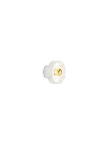 Step into Design UNIVERSO marble gold 18cm wall lamp.     